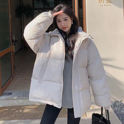 韓国ファッション 中綿コートペアルック男女兼用防寒コート レディース 大きいサイズ 極暖